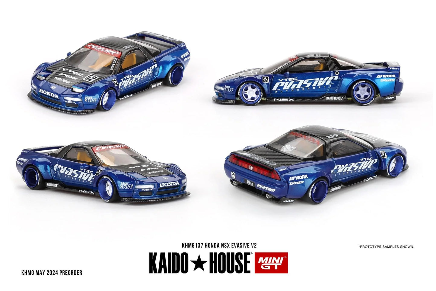 Kaido House x Mini GT Honda NSX Evasive V2 KHMG137