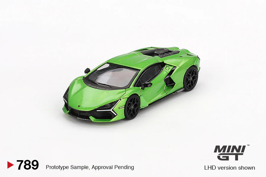 **PRE ORDER** Mini GT Lamborghini Revuelto Verde Selvans