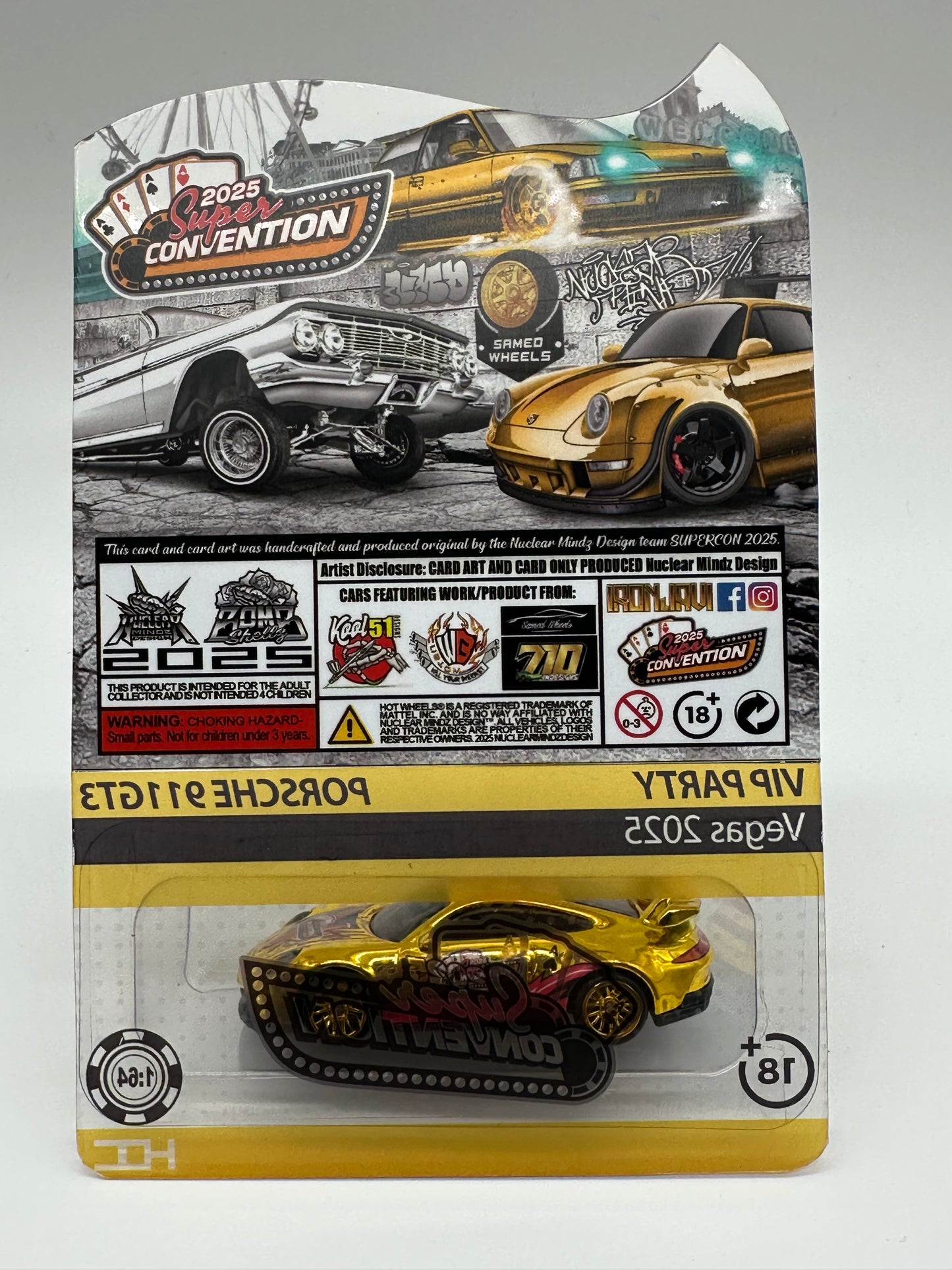 Hot Wheels 2025 Las Vegas SuperCon VIP Party Porsche 911 GT3