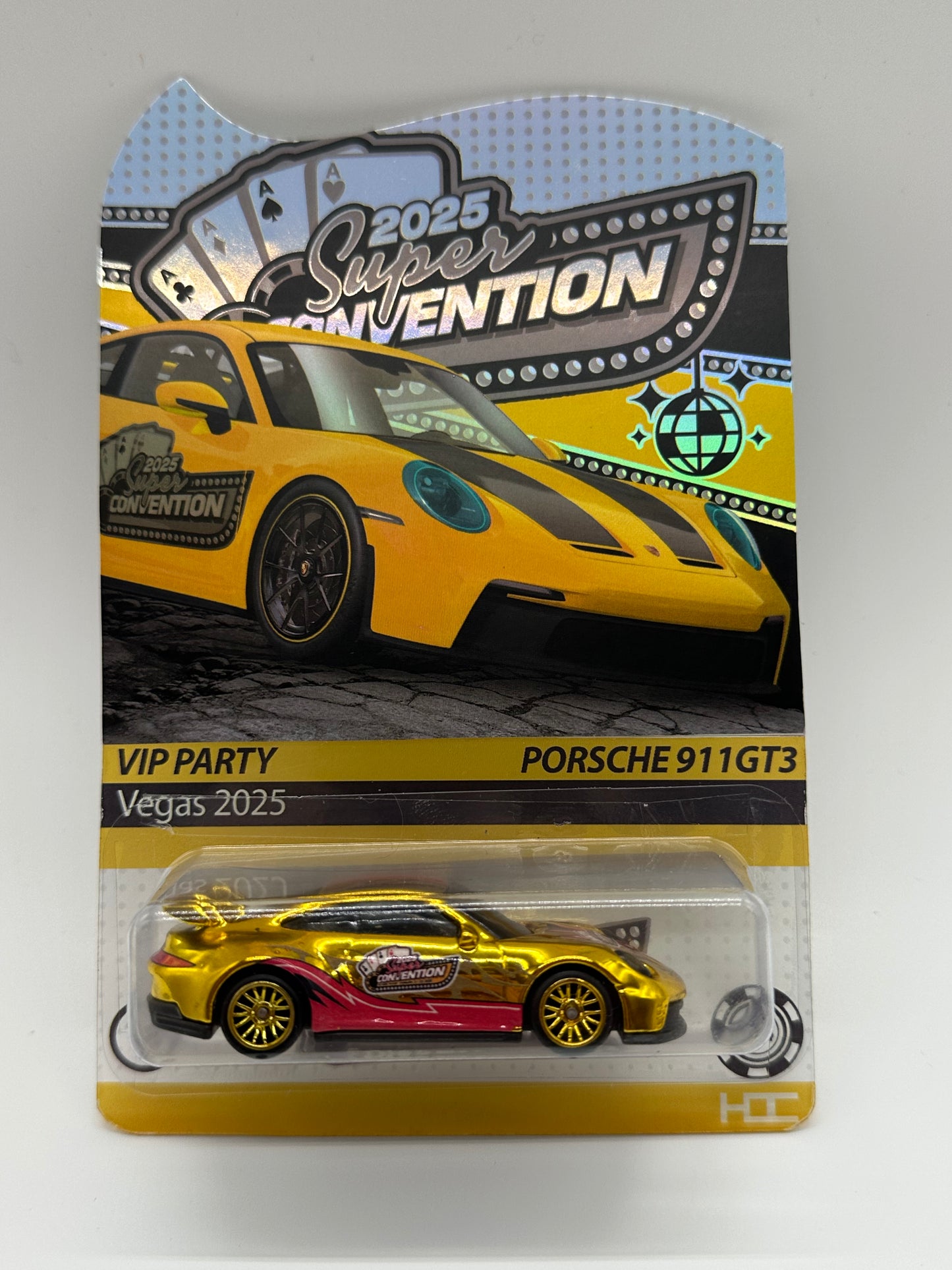 Hot Wheels 2025 Las Vegas SuperCon VIP Party Porsche 911 GT3