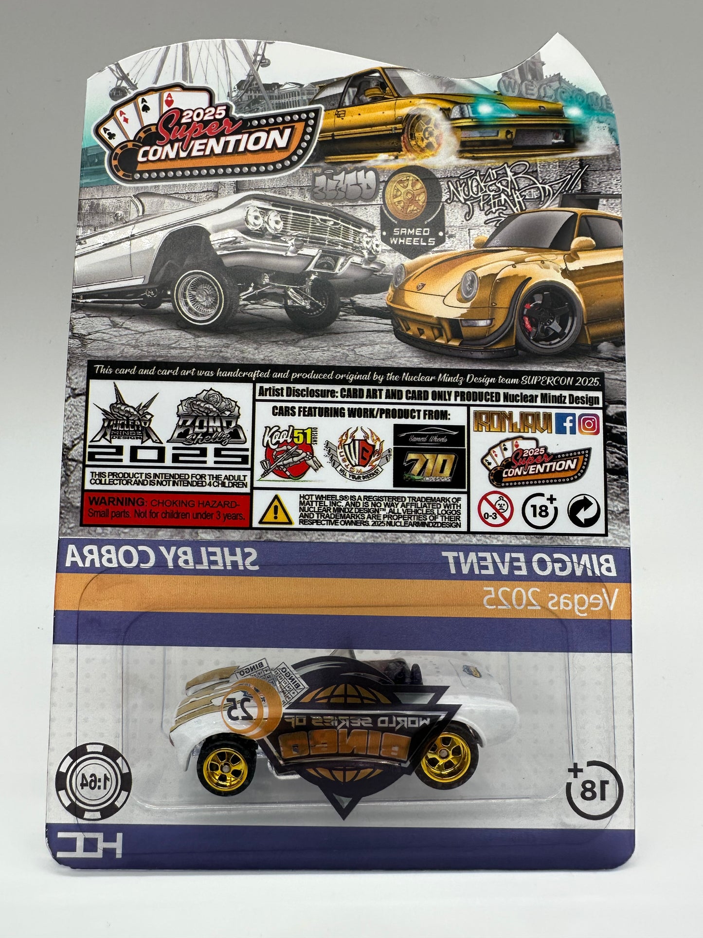 Hot Wheels 2025 Las Vegas SuperCon Bingo Event Shelby Cobra
