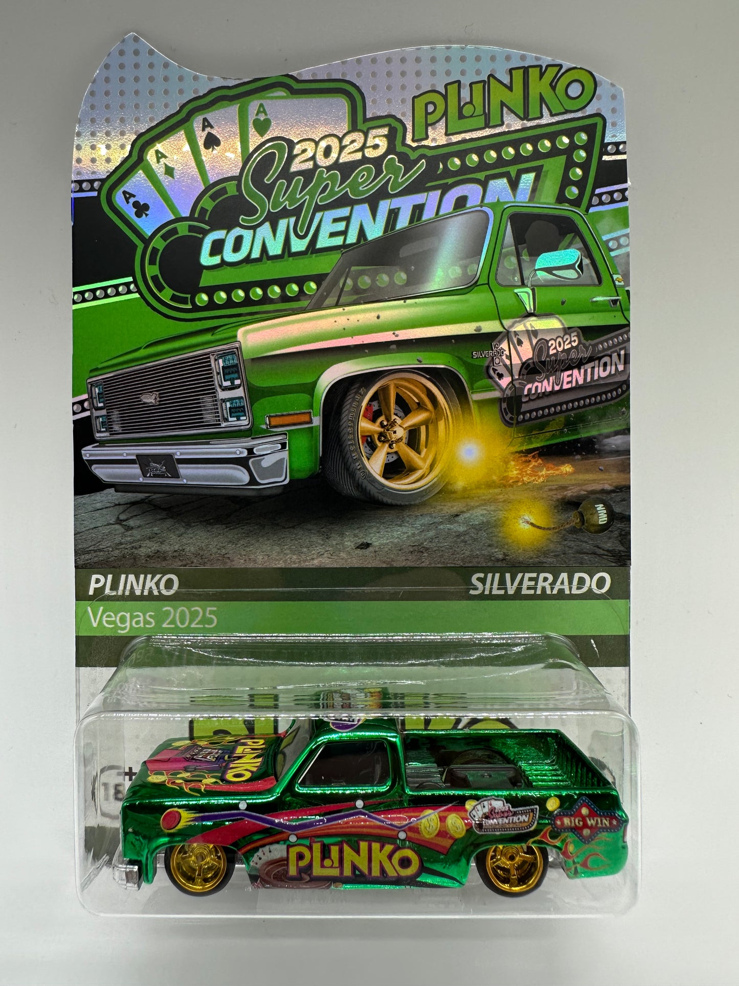 Hot Wheels 2025 Las Vegas SuperCon Plinko Chevy Silverado