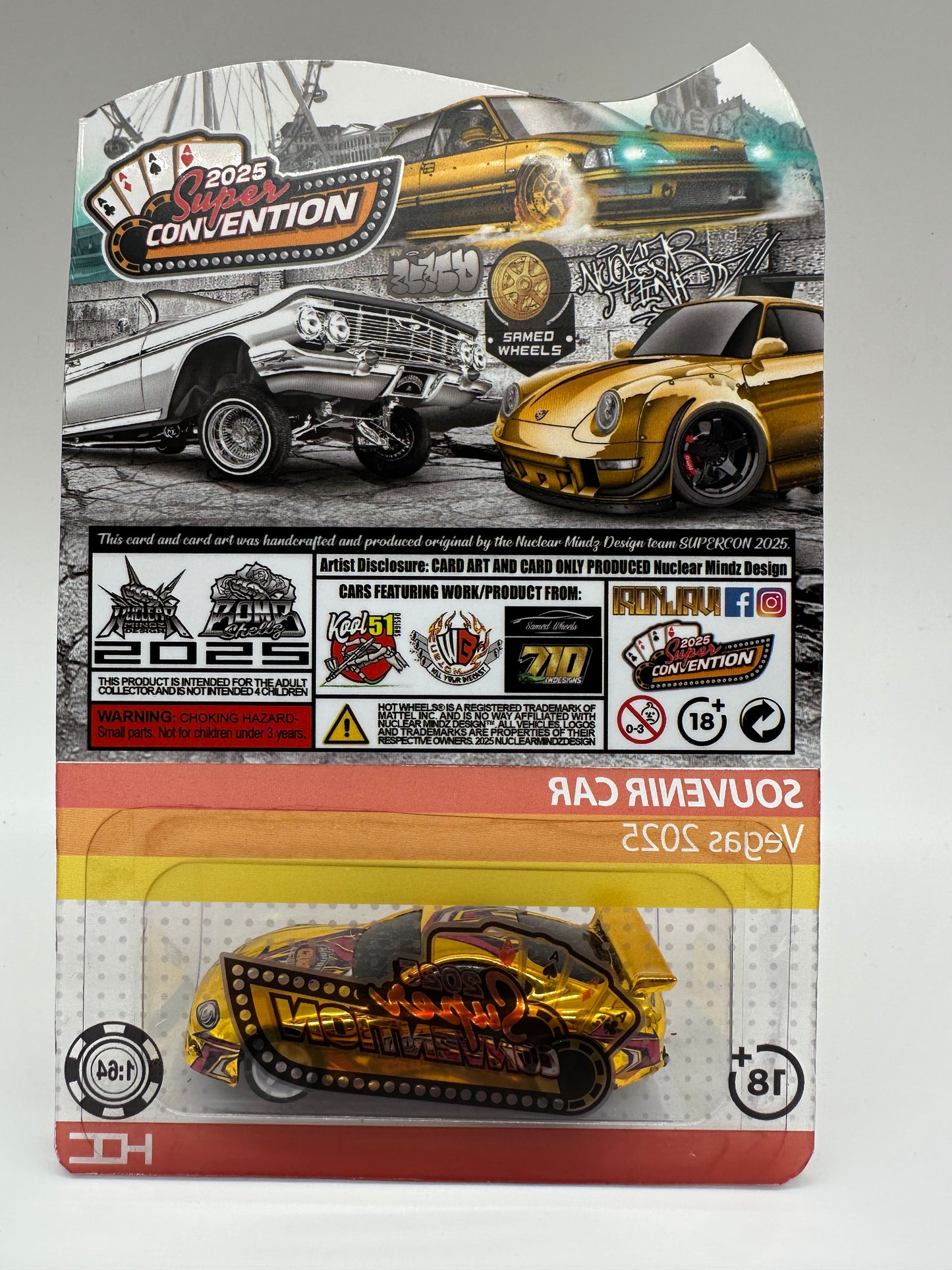 Hot Wheels 2025 Las Vegas SuperCon Souvenir Car Toyota Supra