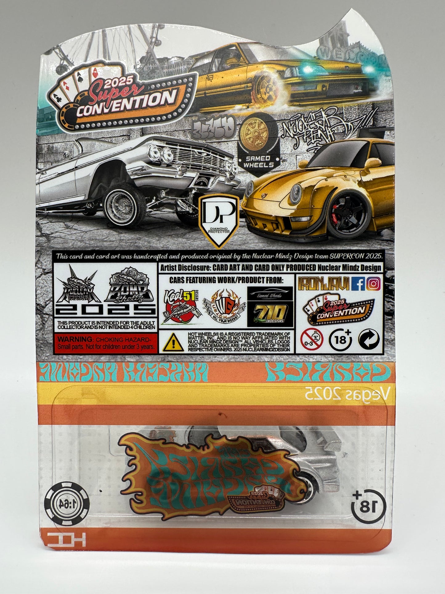 Hot Wheels 2025 Las Vegas SuperCon Nissan R-34 GTR Skyline - Silver Chase