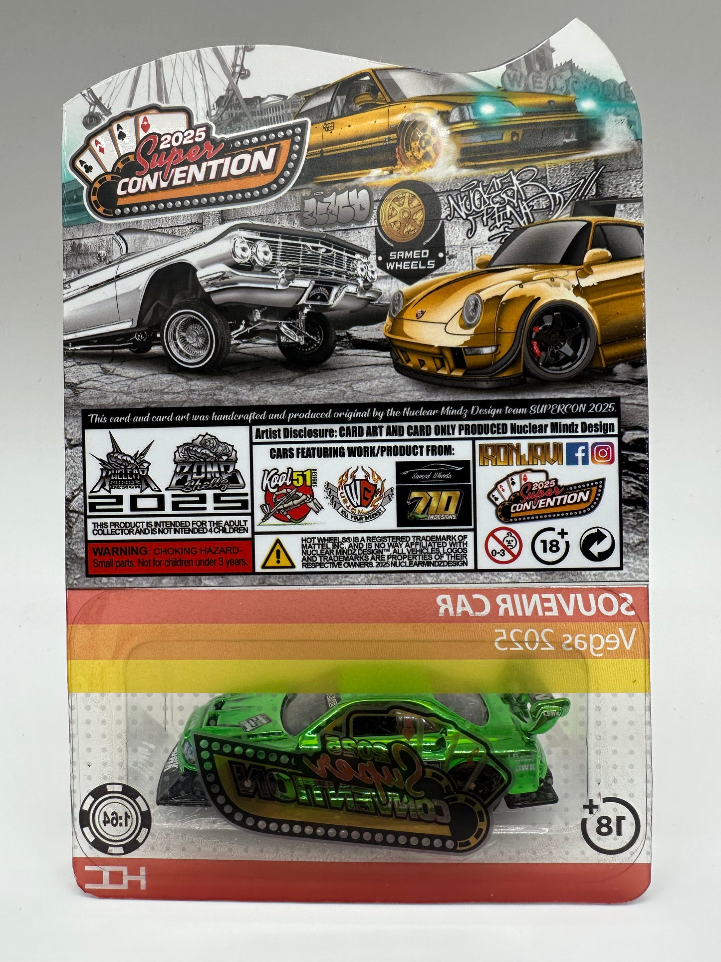 Hot Wheels 2025 Las Vegas SuperCon Nissan R34 GTR Skyline LBWK Souvenir Car