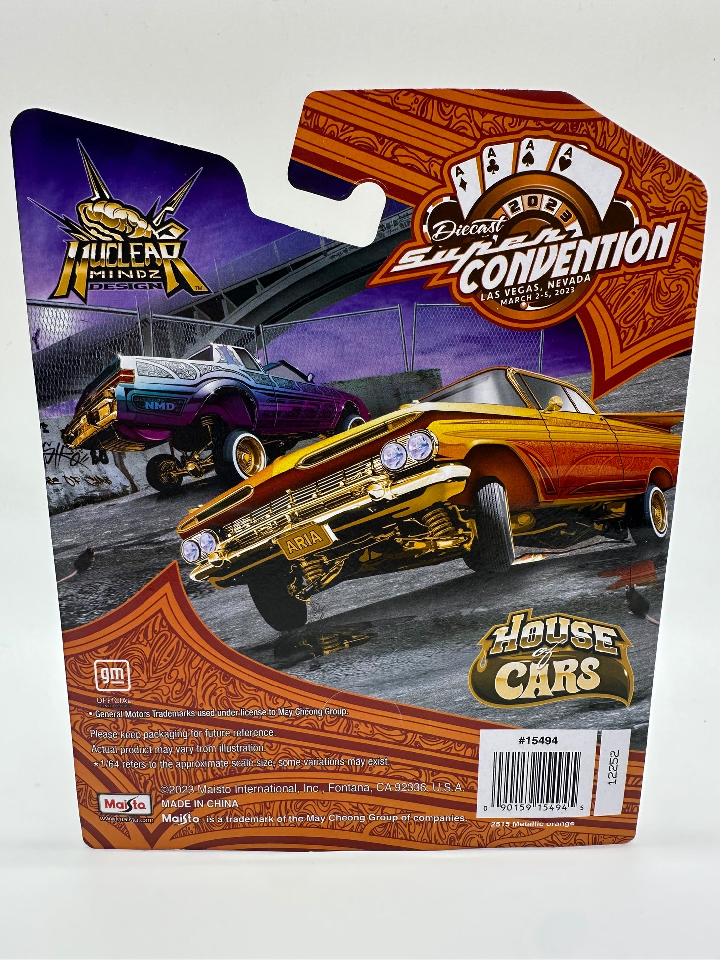 Maisto 2025 Las Vegas SuperCon 59 Chevy Impala - Nuclear Mindz Design