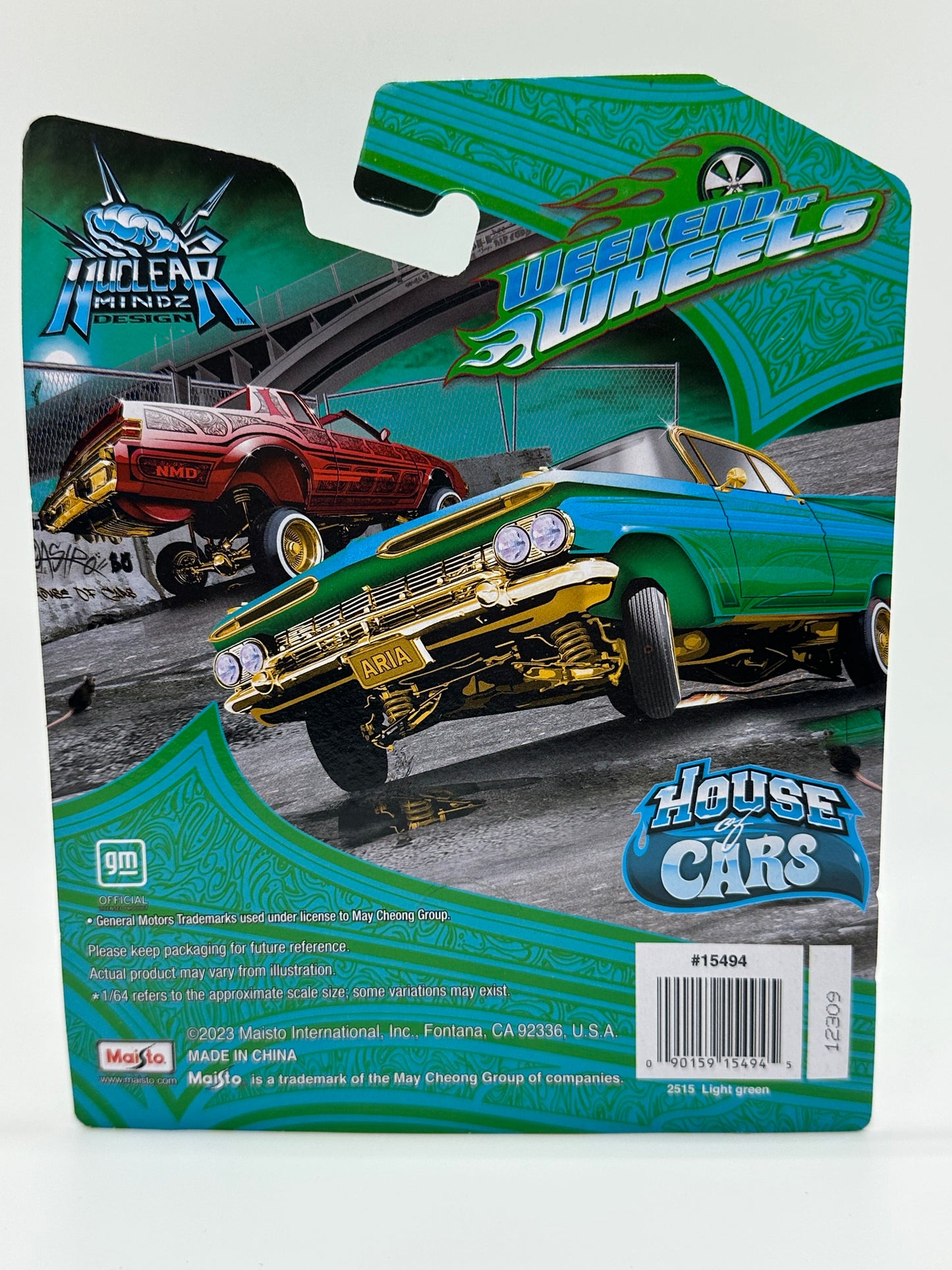 Maisto 20254 Las Vegas SuperCon 59 Chevy Impala - Nuclear Mindz Design