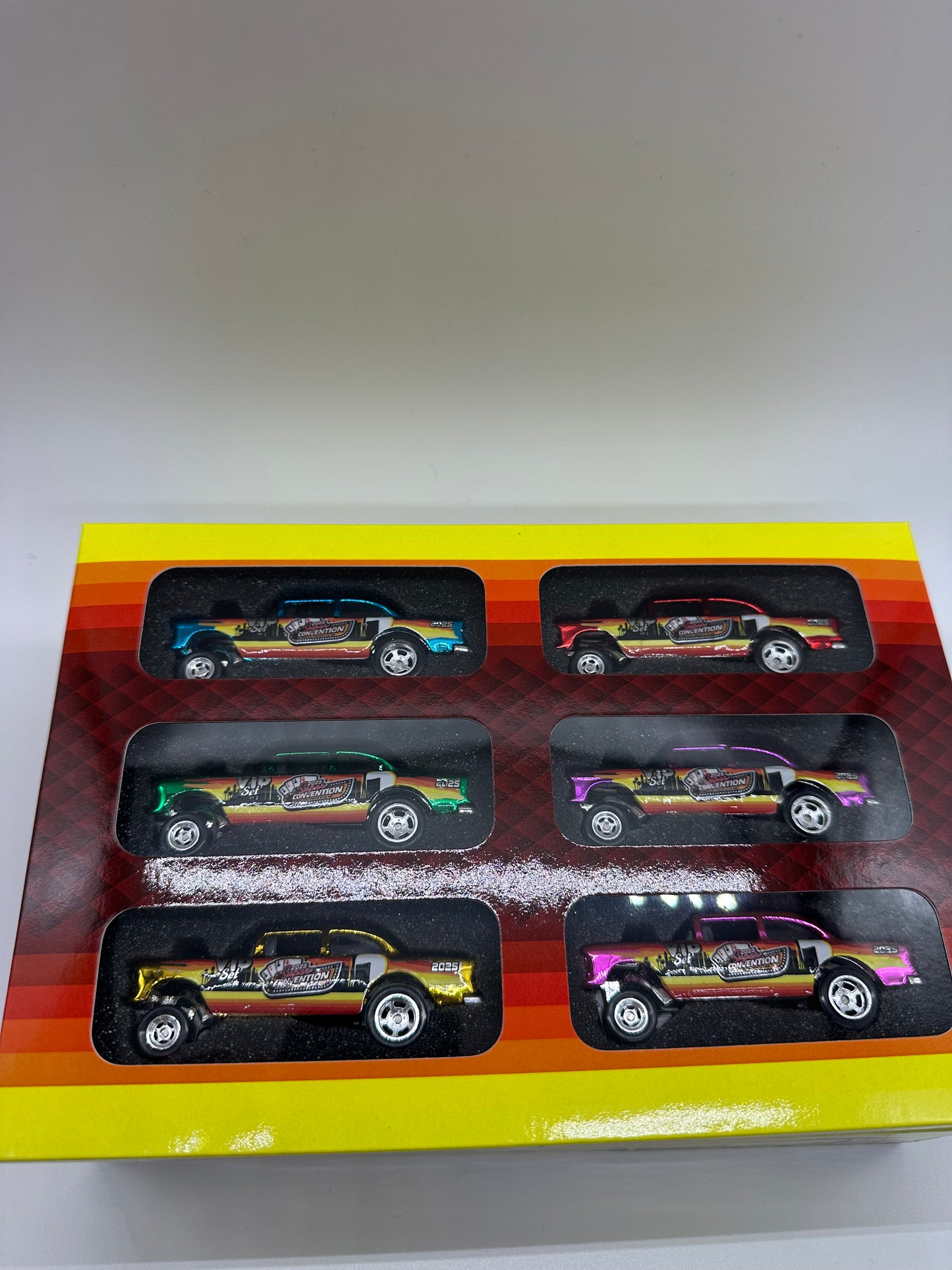 Hot Wheels 2025 Las Vegas SuperCon VIP Only Set 1955 Chevy Gassers