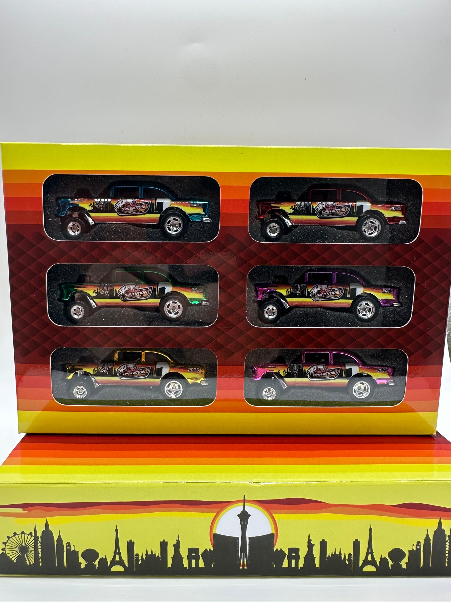 Hot Wheels 2025 Las Vegas SuperCon VIP Only Set 1955 Chevy Gassers