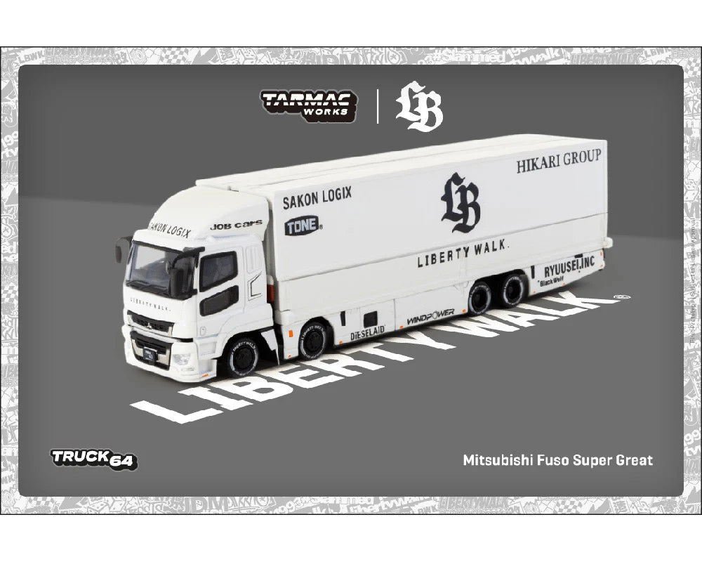 **PRE ORDER** Tarmac Works Mitsubishi Fuso Super Great LB-Trucks