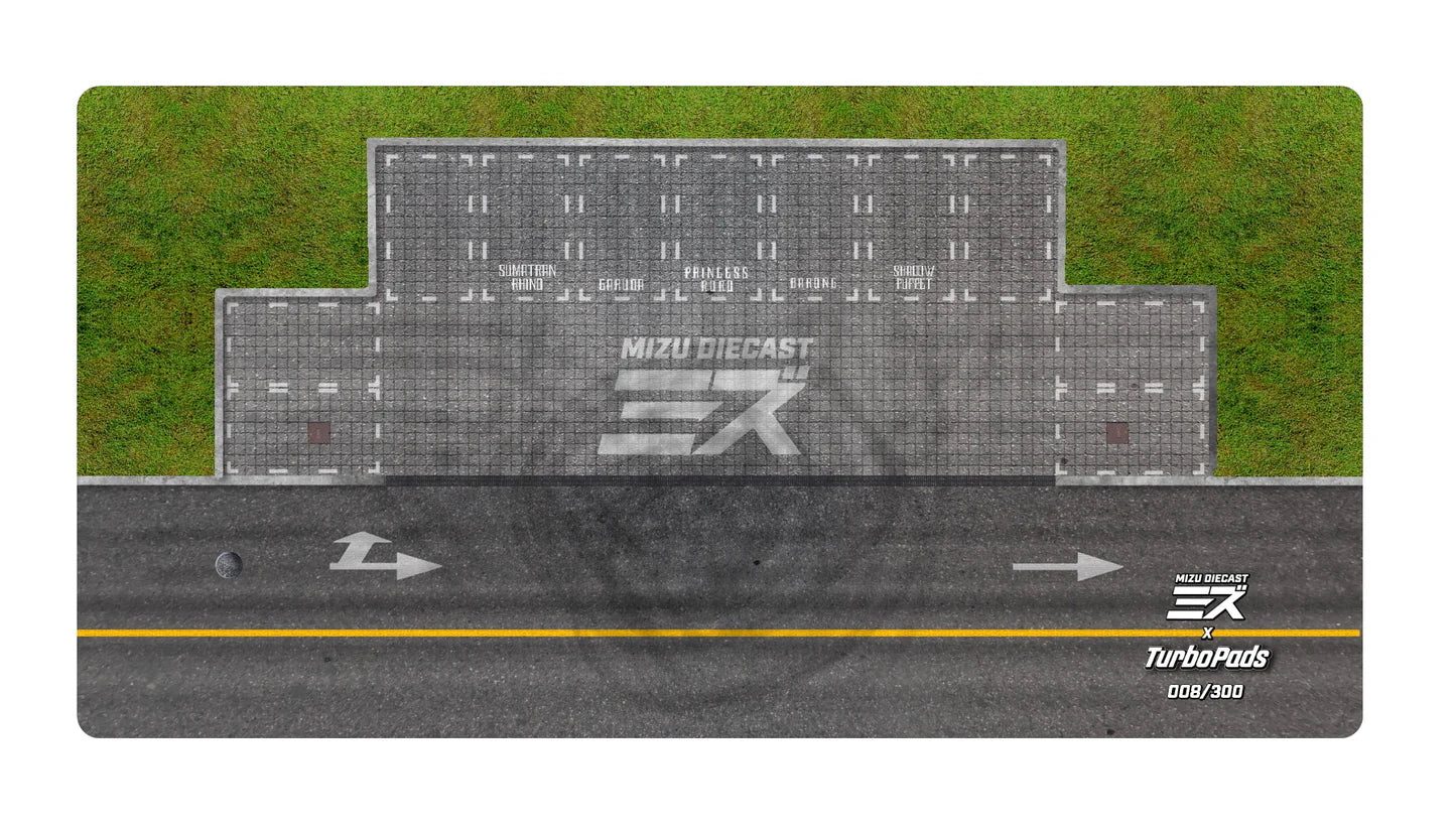**PRE ORDER** TurboPads x MIZU Diecast Desktop Diorama Mat
