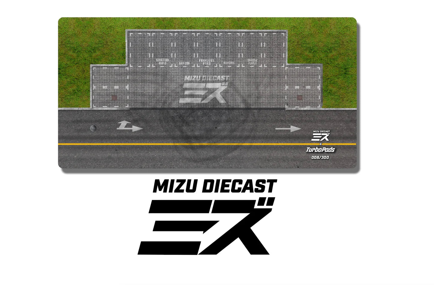 **PRE ORDER** TurboPads x MIZU Diecast Desktop Diorama Mat