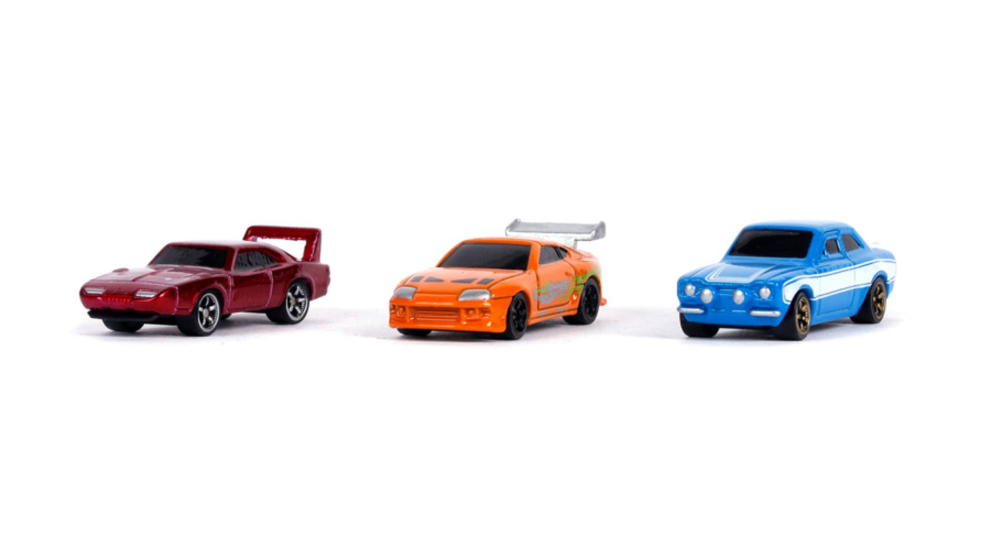 Jada Toys Fast & Furious Nano Die Cast Cars 3 Pack V2