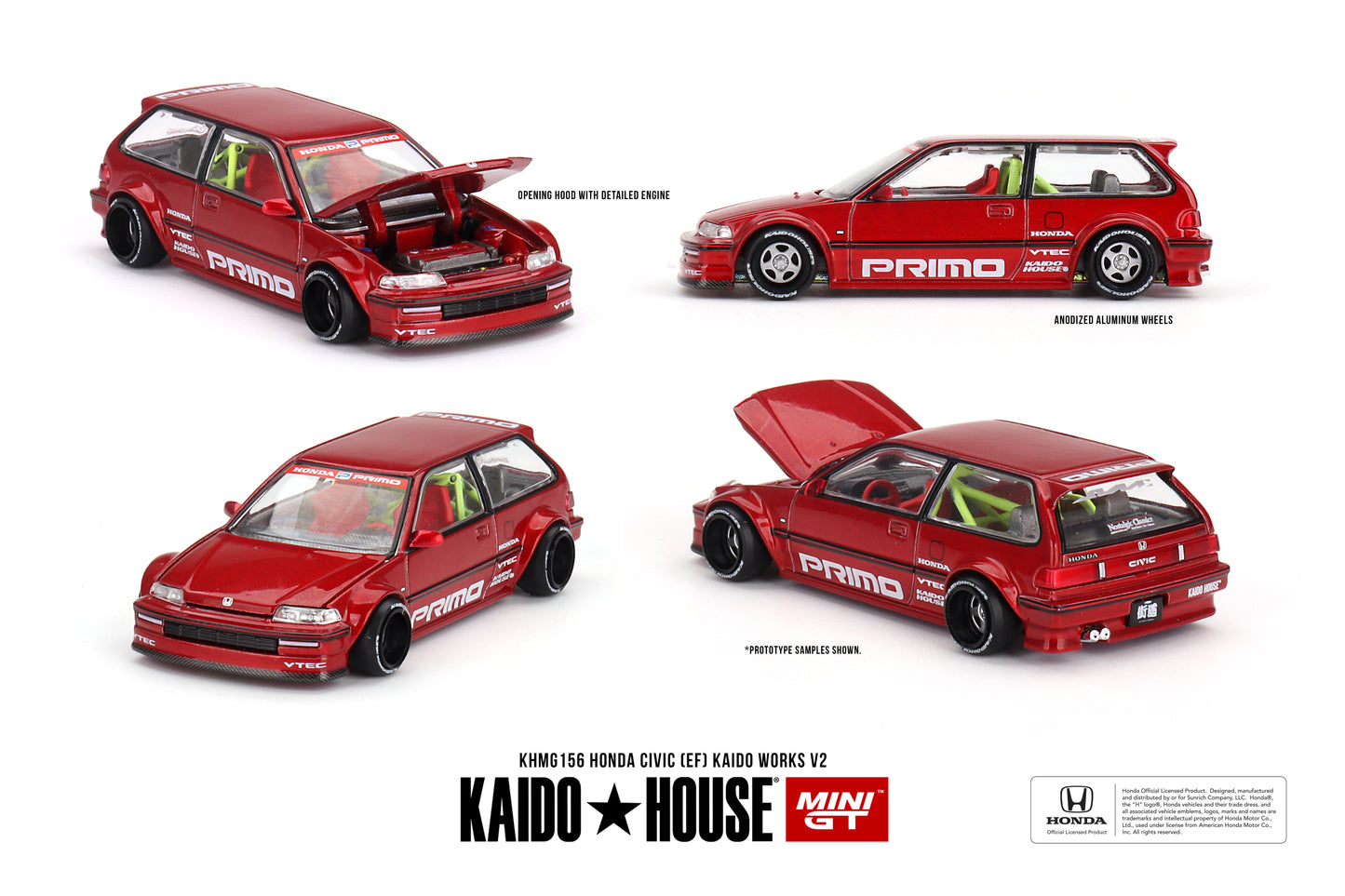**PRE ORDER** Kaido House Honda Civic (EF) Kaido Works V2 - KHMG156