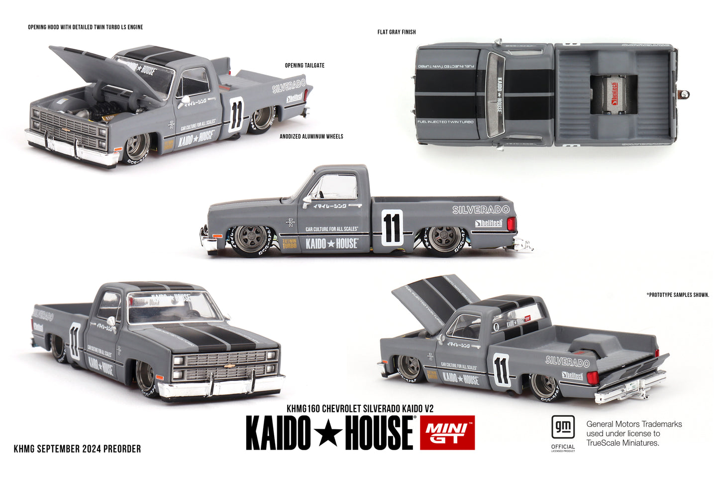**PRE ORDER** Kaido House x Mini GT Chevrolet Silverado Kaido V2 - KHMG160