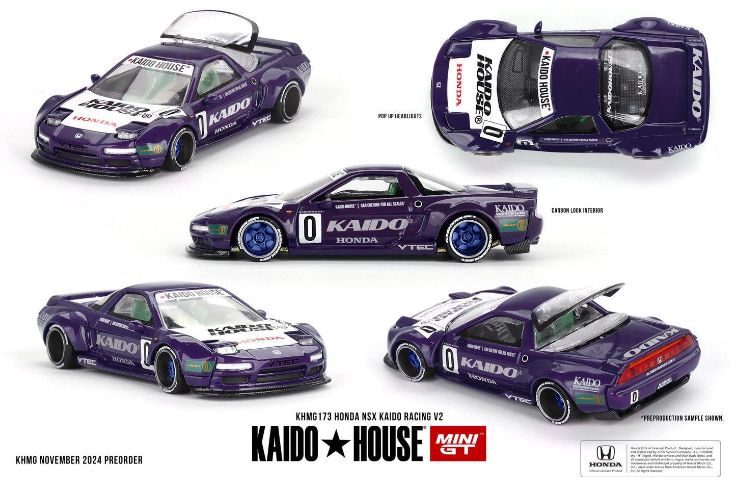 **PRE ORDER** Kaido House x Mini GT Honda NSX Kaido Racing V2