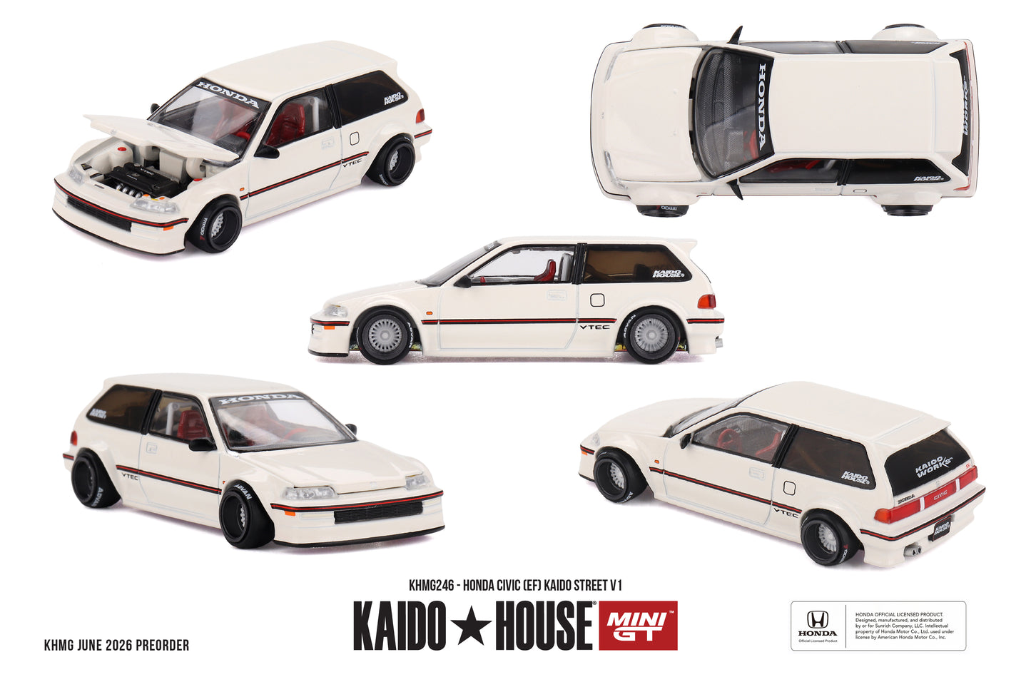 **PRE ORDER** Kaido House Honda Civic (EF) Kaido Street V1 - KHMG246