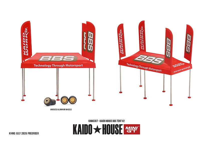 **PRE ORDER** Kaido House x Mini GT Kaido House BBS Tent V2 KHMG307