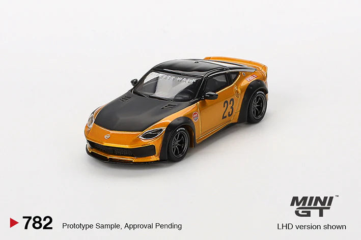 **PRE ORDER** Mini GT Nissan Z LB★Nation Works LB Gold
