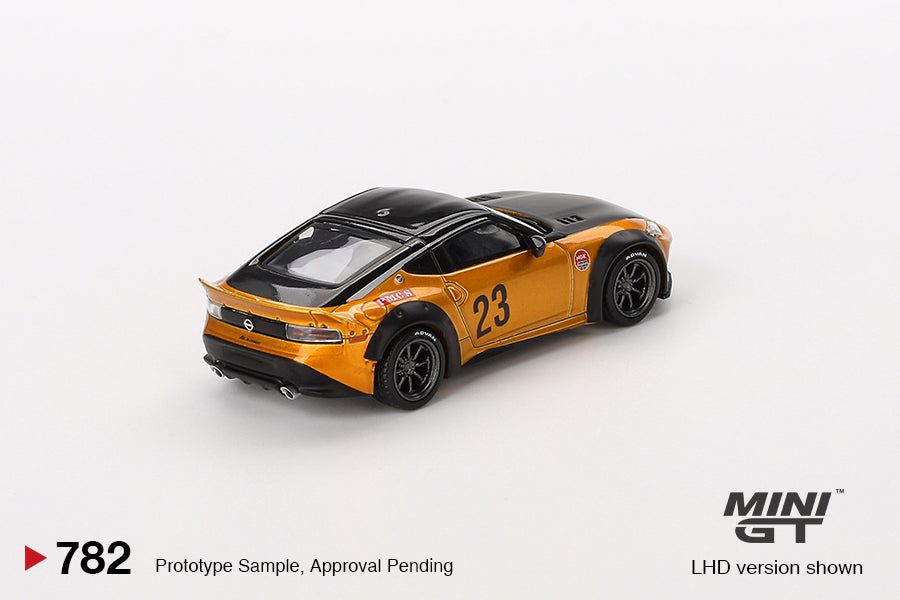 **PRE ORDER** Mini GT Nissan Z LB★Nation Works LB Gold