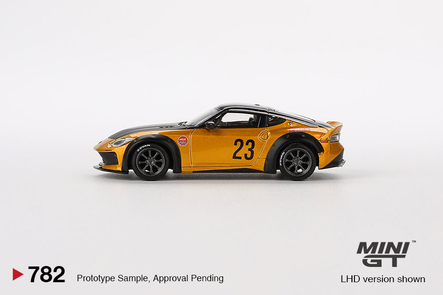 **PRE ORDER** Mini GT Nissan Z LB★Nation Works LB Gold