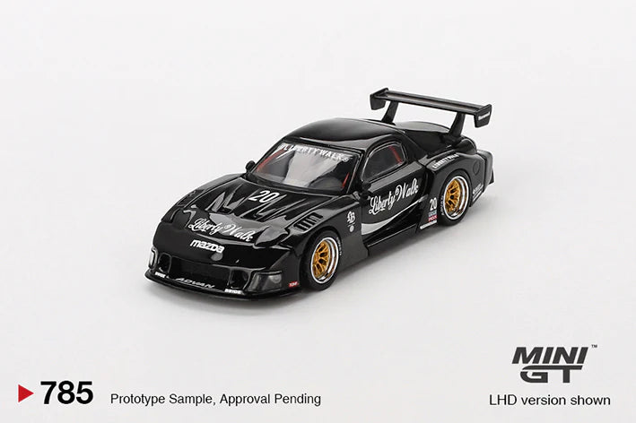 **PRE ORDER** Mini GT Mazda RX-7 LB-Super Silhouette Liberty Walk Black
