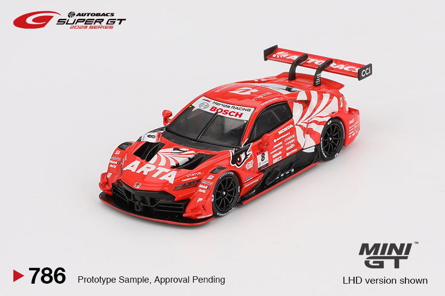 **PRE ORDER** Mini GT Honda NSX-GT "Type S" GT500 #8 "ARTA MUGEN NSX-GT" ARTA 2023 SUPER GT Series / SUPER GT Blister Packaging