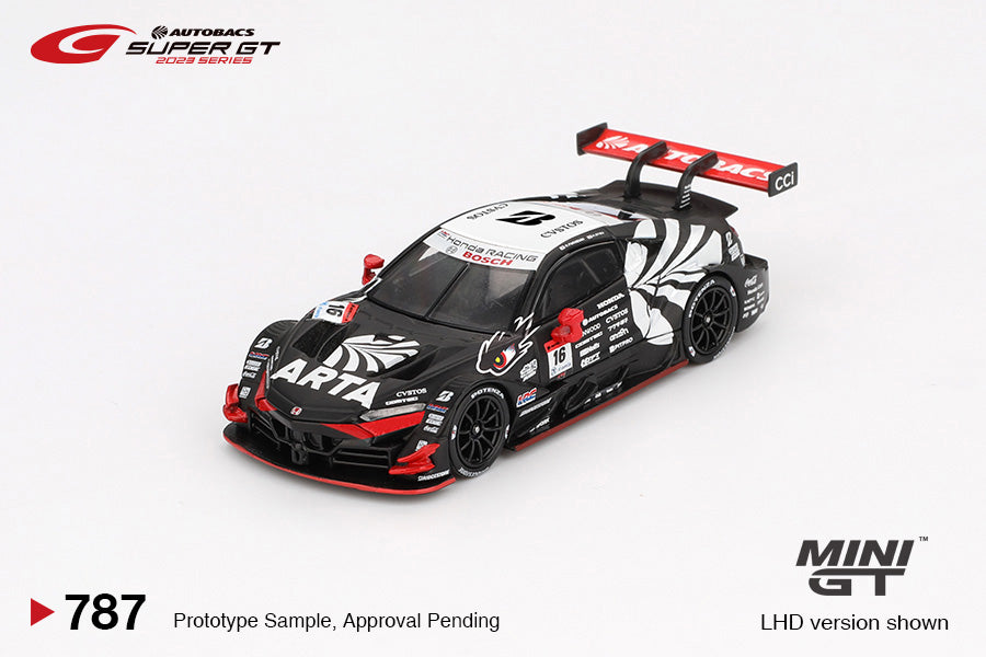 **PRE ORDER** Mini GT Honda NSX-GT "Type S" GT500 #16 "ARTA MUGEN NSX-GT" ARTA 2023 SUPER GT Series / SUPER GT Blister Packaging