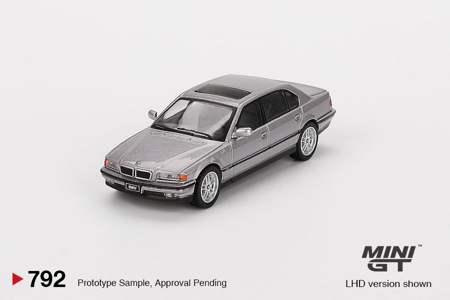Pre Order Mini GT BMW 750IL Aspen Silver Metallic