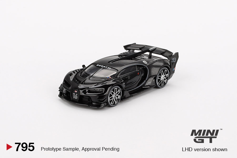 Pre Order Mini GT Bugatti Vision Gran Turismo Black