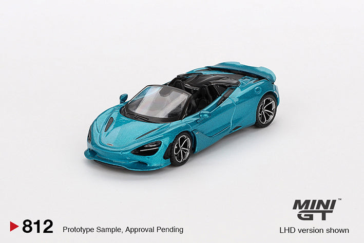 **PRE ORDER** Mini GT McLaren 750S Spider Belize Blue