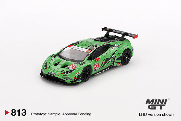 **PRE ORDER** Mini GT Lamborghini Huracán GT3 EVO2 #63 Iron Lynx IMSA 2023 Daytona 24 Hrs.