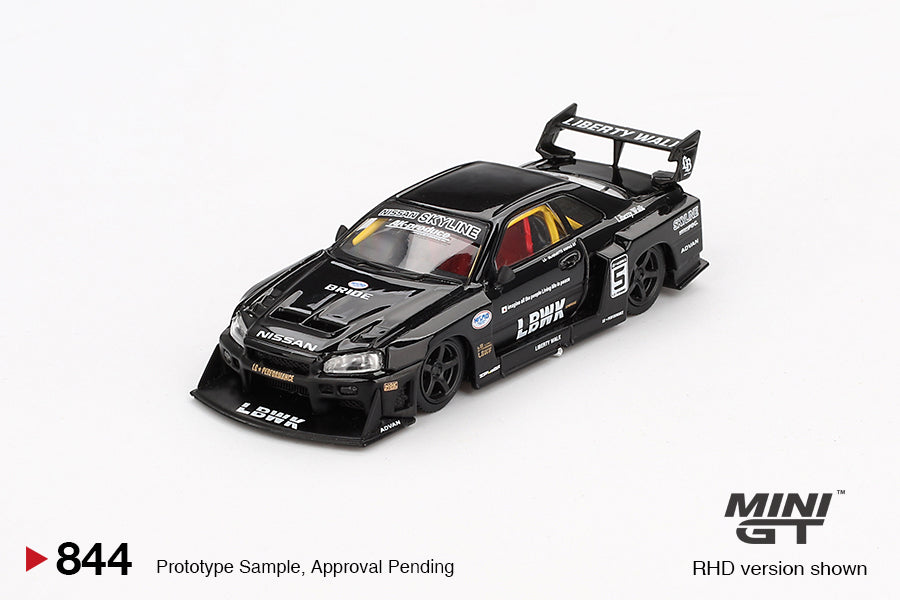 **PRE ORDER** Mini GT Nissan LB-ER34 Super Silhouette Skyline Black