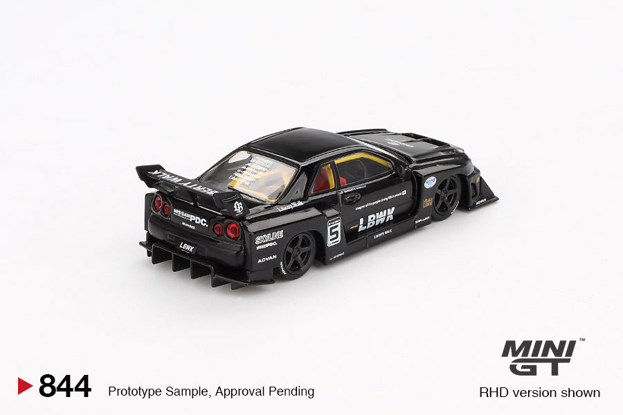 **PRE ORDER** Mini GT Nissan LB-ER34 Super Silhouette Skyline Black
