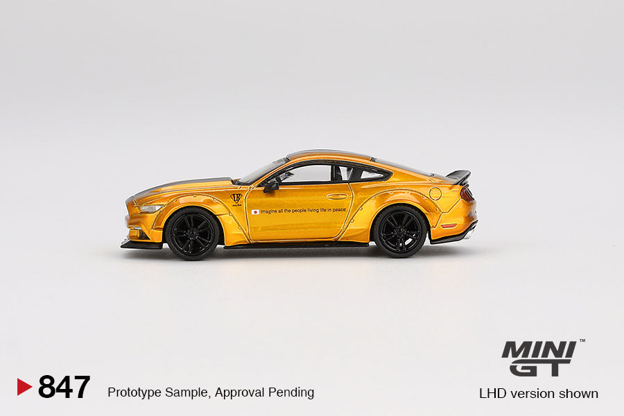 **PRE ORDER** Mini GT LB-WORKS FORD MUSTANG LB Gold