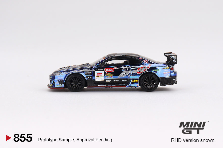 **PRE ORDER** Mini GT Nissan Silvia (S15) D-MAX #70 D-MAX Racing 2023 D1 Grand Prix - Japan Exclusive RHD / D1