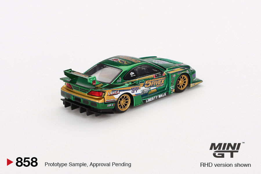 **PRE ORDER** Mini GT Nissan LB-Super Silhouette S15 SILVIA LBWK 2024 Fausto Racing