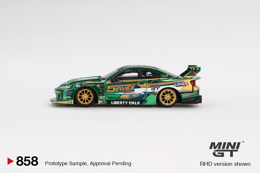 **PRE ORDER** Mini GT Nissan LB-Super Silhouette S15 SILVIA LBWK 2024 Fausto Racing