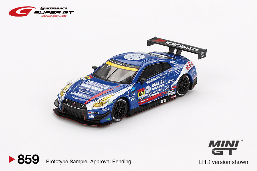 **PRE ORDER** Mini GT Nissan GT-R NISMO GT3 #56 " REALIZE NISSAN MECHANIC CHALLENGE GT-R" KONDO RACING 2023 SUPER GT SERIES / SUPER GT