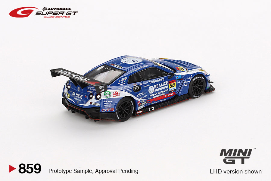 **PRE ORDER** Mini GT Nissan GT-R NISMO GT3 #56 " REALIZE NISSAN MECHANIC CHALLENGE GT-R" KONDO RACING 2023 SUPER GT SERIES / SUPER GT