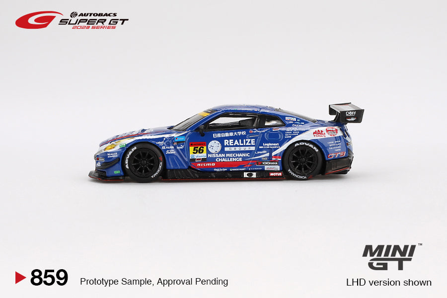**PRE ORDER** Mini GT Nissan GT-R NISMO GT3 #56 " REALIZE NISSAN MECHANIC CHALLENGE GT-R" KONDO RACING 2023 SUPER GT SERIES / SUPER GT