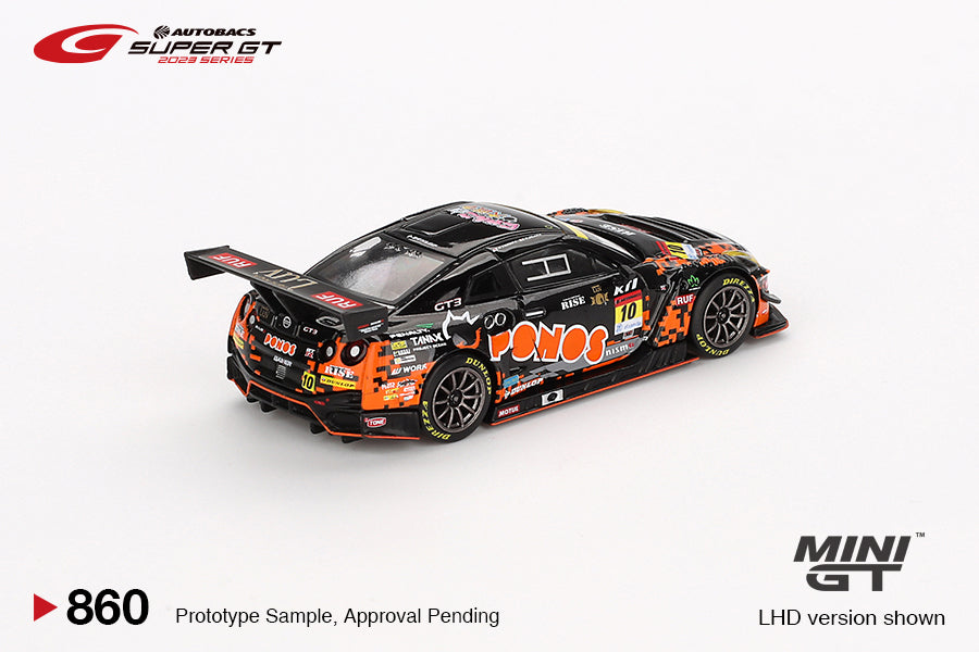 **PRE ORDER** Mini GT Nissan GT-R NISMO GT3 #10 "PONOS GAINER GT-R" GAINER 2023 SUPER GT SERIES / SUPER GT