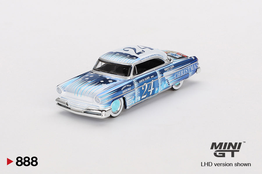 **PRE ORDER** Mini GT Lincoln Capri Christmas Hot Rod by Tim Sadchikov 2024 Christmas Edition Limited 9999 Pieces
