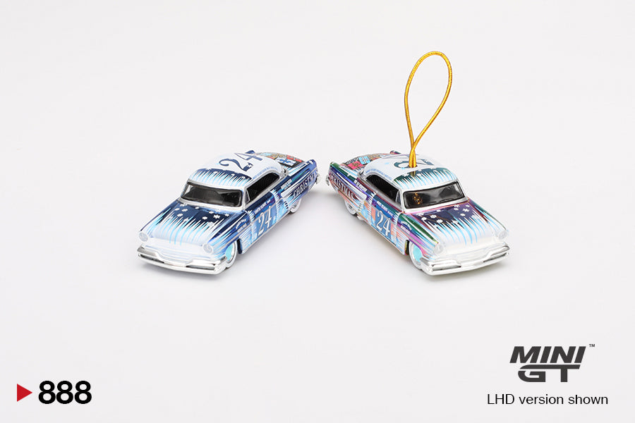 **PRE ORDER** Mini GT Lincoln Capri Christmas Hot Rod by Tim Sadchikov 2024 Christmas Edition Limited 9999 Pieces