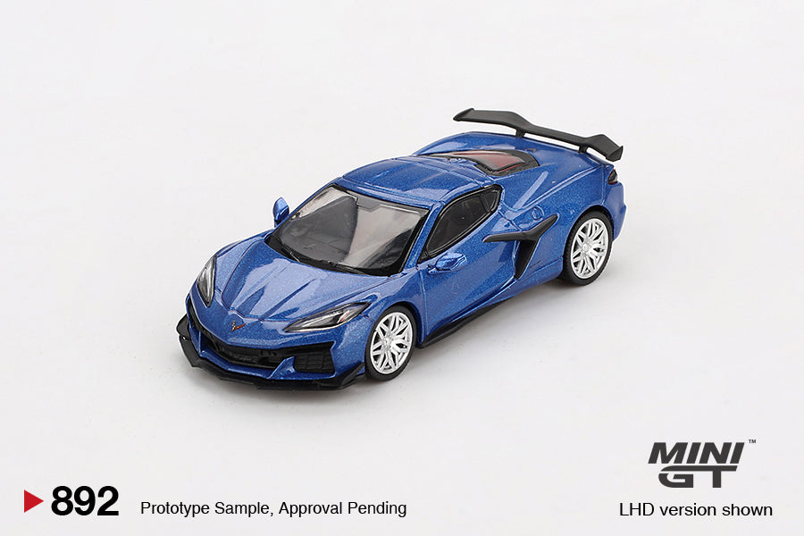 **PRE ORDER** Mini GT Chevrolet Corvette Z06 2023 Elkhart Lake Blue Metallic