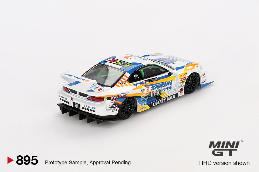 **PRE ORDER** Mini GT Nissan LB-Super Silhouette S15 SILVIA #555 2023 Formula Drift Japan