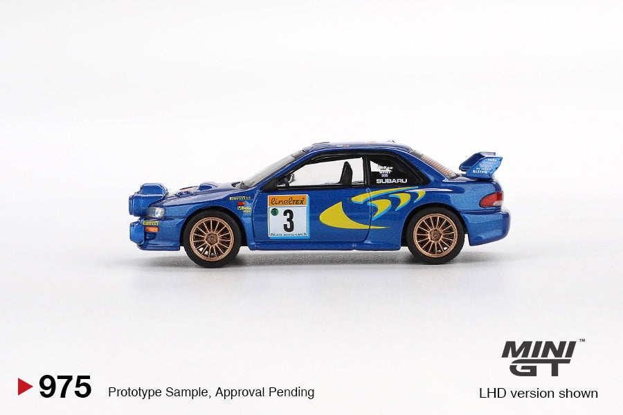 **PRE ORDER** Mini GT Subaru Impreza WRC98 - #3, Mcrae/Grist - 3rd place, 1998 Rally Monte-Carlo