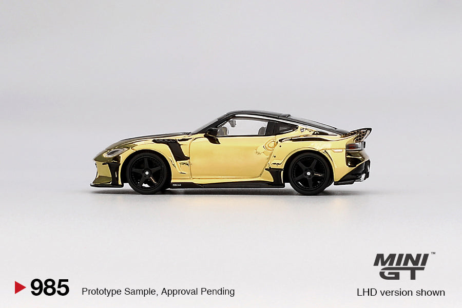 **PRE ORDER** Mini GT Nissan Z VeilSide FZ400 Gold Chrome