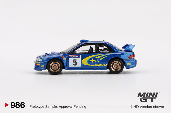 **PRE ORDER** Mini GT Subaru Impreza WRC99 - #5 Richard Burns / Robert Reid - Winner 1999 Rally Australia - Australian Exclusive Release