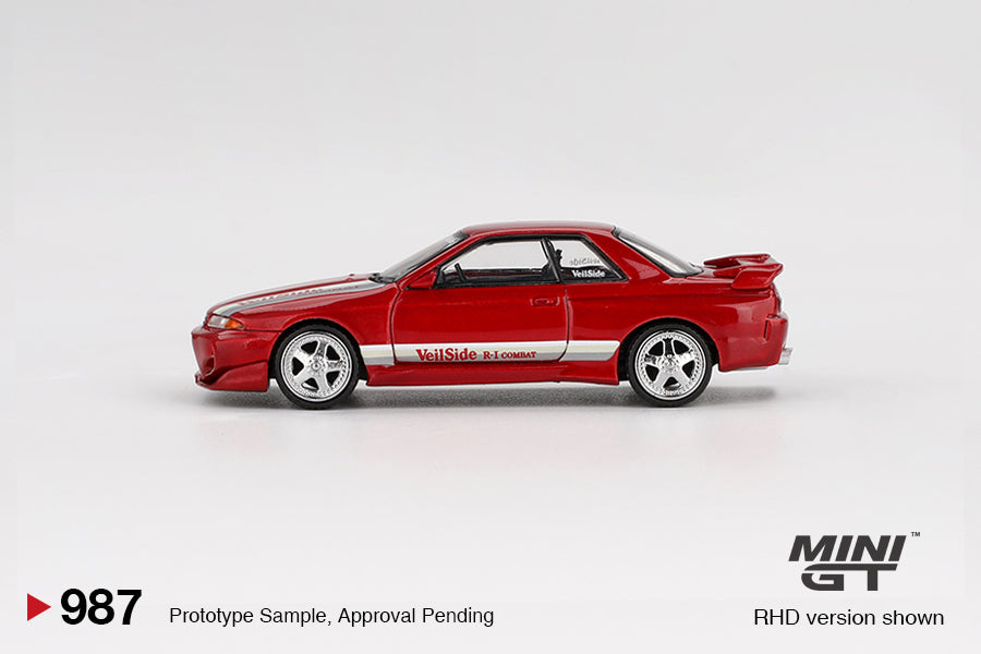 **PRE ORDER** Mini GT Nissan Skyline GT-R (R32) VeilSide Combat C-I Gem Red
